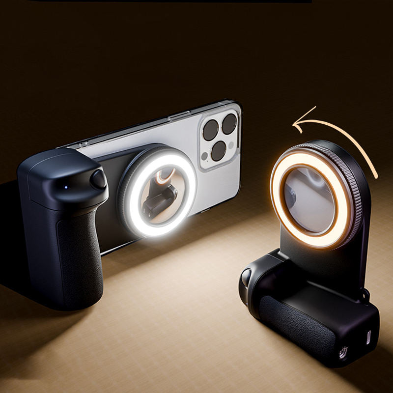 Lampe Selfie LED avec Support Magnétique 360° et Télécommande – Éclairage Professionnel
