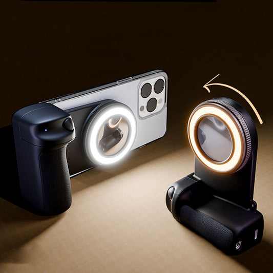 Lampe Selfie LED avec Support Magnétique 360° et Télécommande – Éclairage Professionnel