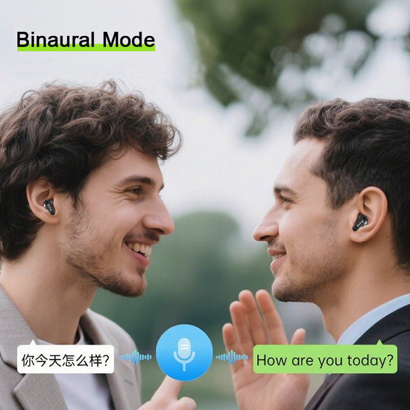 Écouteurs TWS BT6.0 AI – Traduction en Temps Réel & Écran LCD