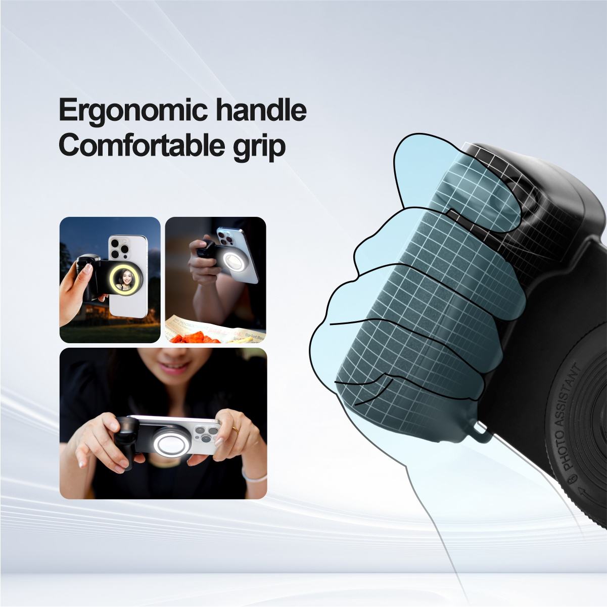 Lampe Selfie LED avec Support Magnétique 360° et Télécommande – Éclairage Professionnel