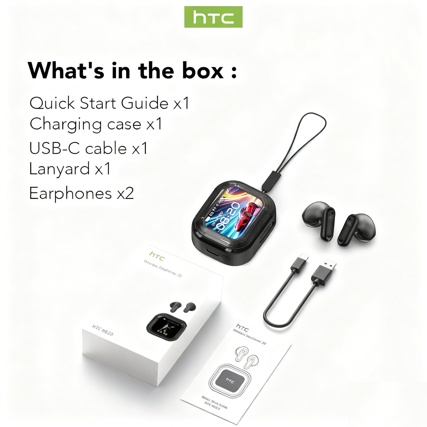 Écouteurs TWS BT6.0 AI – Traduction en Temps Réel & Écran LCD