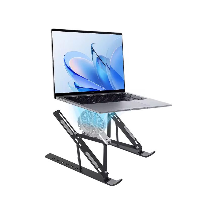 Support Portable Réglable en Aluminium avec Ventilation